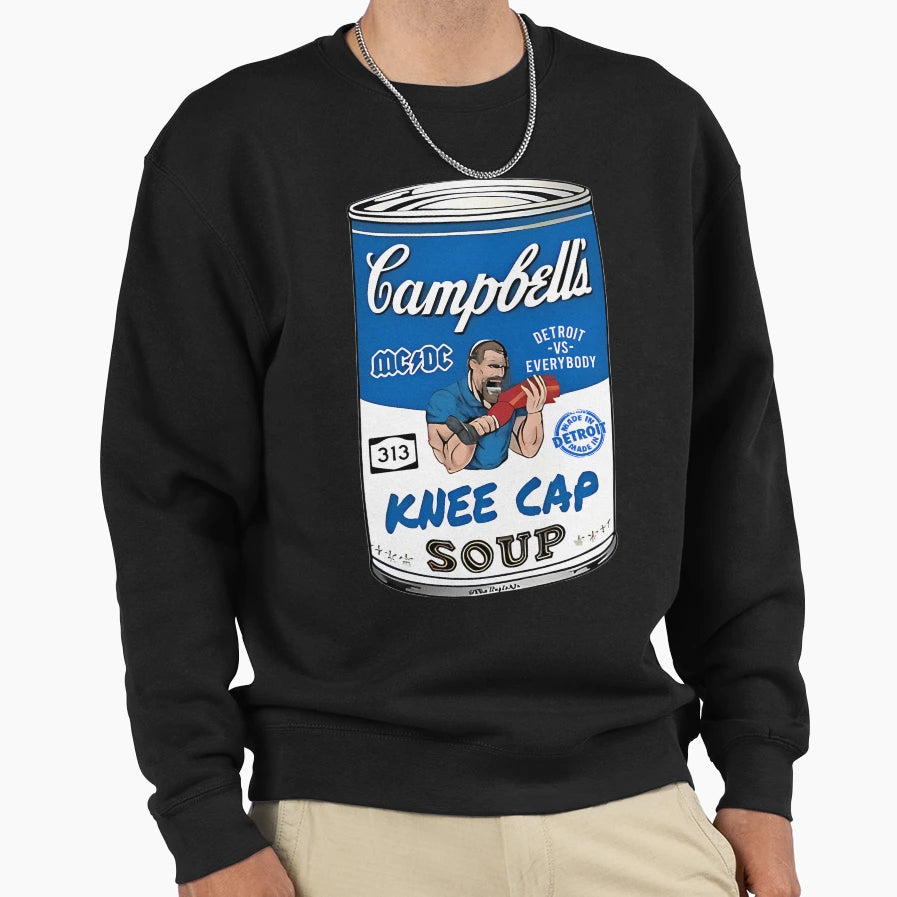Detroit Lions Kneecap Soup Sweatshirt - Casual Everyday Wear Men Women - T-Shirt, Sweatshirt, Hoodie