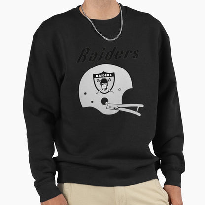 Raiders Football Helmet Sweatshirt - Fun Novelty Design Men Women - T-Shirt, Sweatshirt, Hoodie