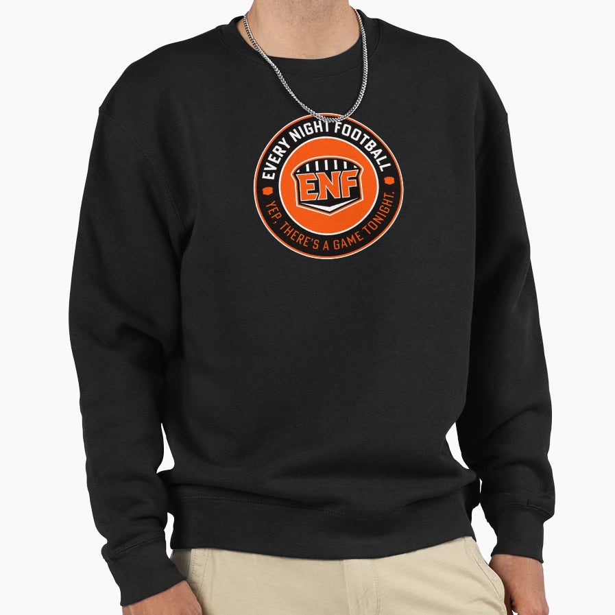 Every Night Football Circular Sweatshirt - Unique Graphic for Adults - T-Shirt, Sweatshirt, Hoodie