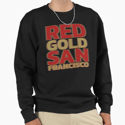 San Francisco Red Gold Champions Sweatshirt - Custom Art Print Men Women - T-Shirt, Sweatshirt, Hoodie