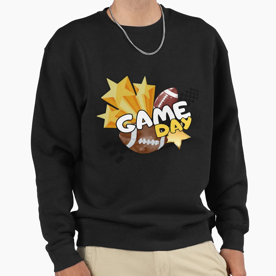 Game Day Football Fun Sweatshirt - Streetwear Style Men Women - T-Shirt, Sweatshirt, Hoodie