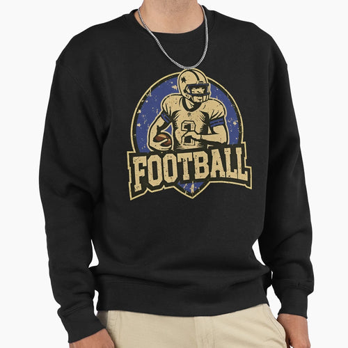 Football Sports Logo Sweatshirt - Aesthetic Graphic Men Women - T-Shirt, Sweatshirt, Hoodie