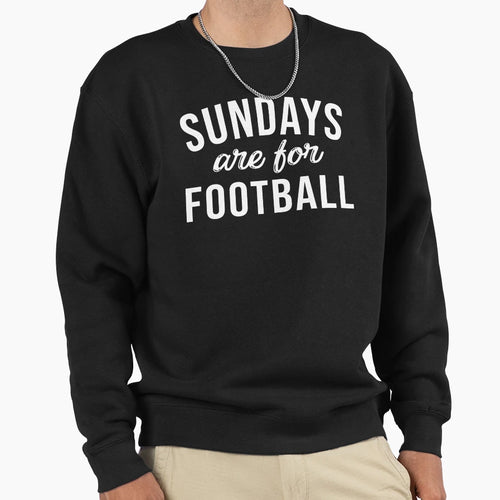Sundays Are Football Sweatshirt - Minimalist Print for Adults - T-Shirt, Sweatshirt, Hoodie
