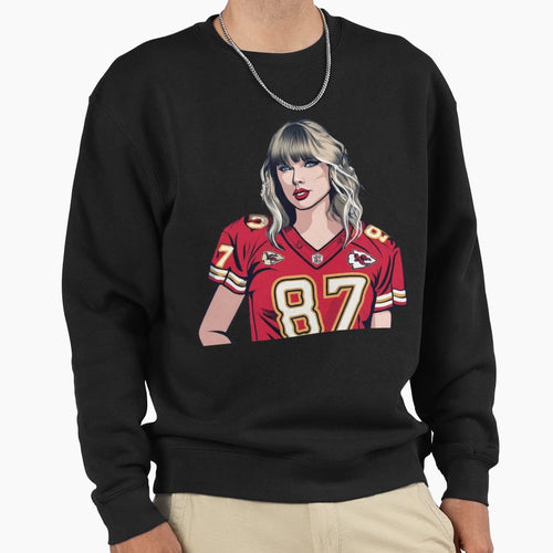 Taylors Swift Boyfriend Football Sweatshirt - Graphic Print for Adults - T-Shirt, Sweatshirt, Hoodie