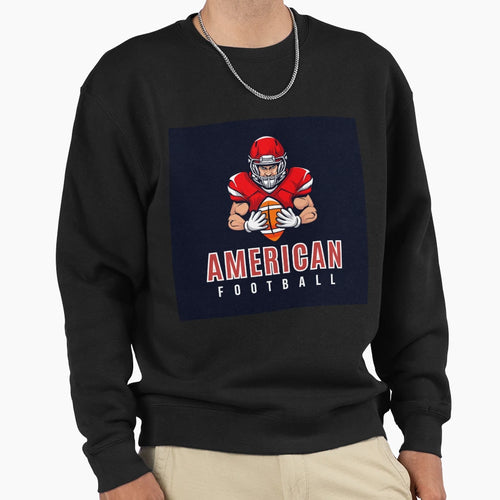 American Football Sweatshirt - Casual Everyday Wear Unisex - T-Shirt, Sweatshirt, Hoodie