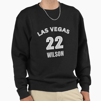 Las Vegas Aja Wilson 22 Sweatshirt - Fun Novelty Design for Adults - T-Shirt, Sweatshirt, Hoodie