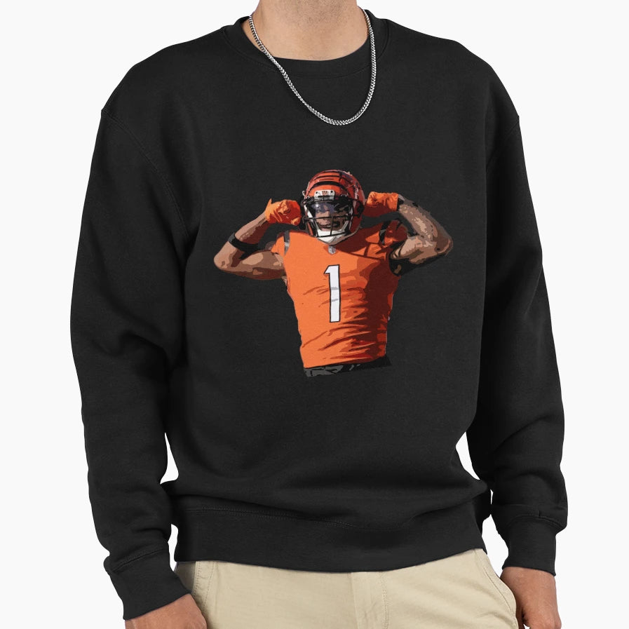 Jamarr Chase Sweatshirt - Novelty Apparel for Adults - T-Shirt, Sweatshirt, Hoodie