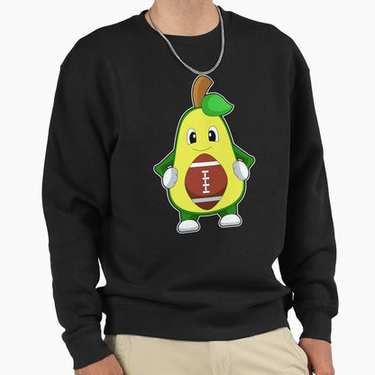 Avocado American Football Sweatshirt - Unique Graphic Unisex - T-Shirt, Sweatshirt, Hoodie