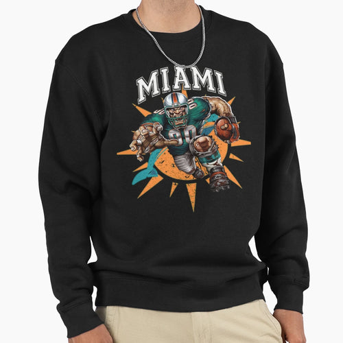 Miami Football Detroit Football Sweatshirt - Minimalist Print for Adults - T-Shirt, Sweatshirt, Hoodie