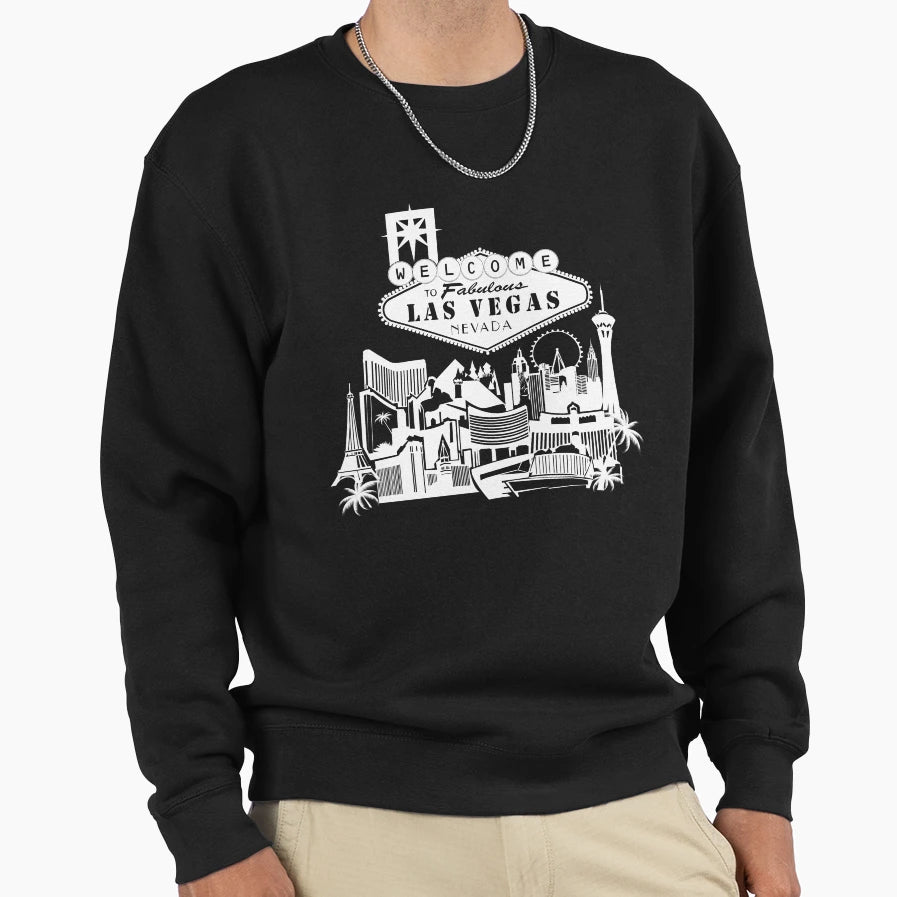 Welcome To Fabulous Las Vegas Nevada Sweatshirt - Trendy Graphic Men Women - T-Shirt, Sweatshirt, Hoodie