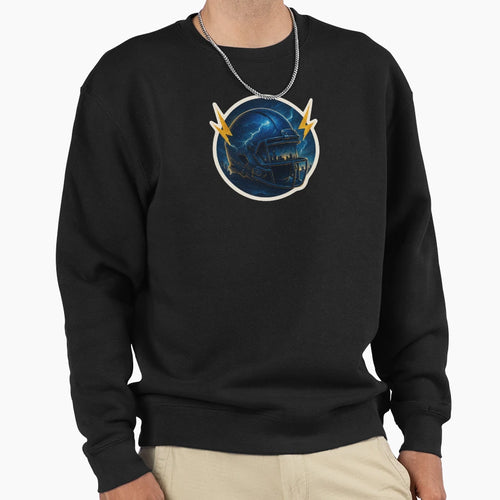 Los Angeles Night Energy Sweatshirt - Trendy Graphic for Adults - T-Shirt, Sweatshirt, Hoodie