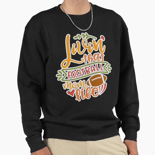 Funny Senior Football Mom Ideas Sweatshirt - Trendy Graphic for Adults - T-Shirt, Sweatshirt, Hoodie