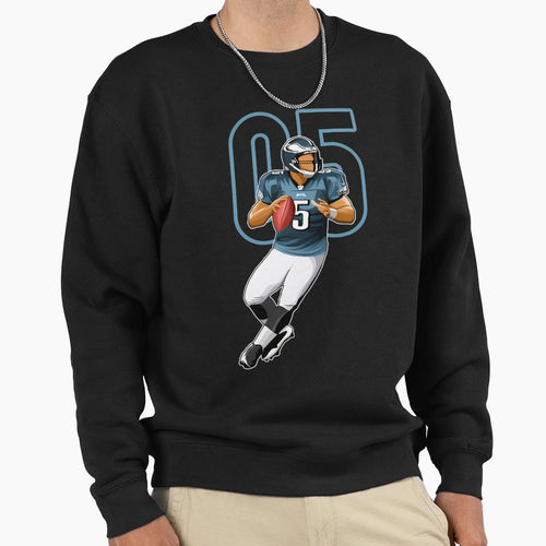 Donovan Mcnabb Philadelphia 5 Number Sweatshirt - Novelty Apparel Men Women - T-Shirt, Sweatshirt, Hoodie