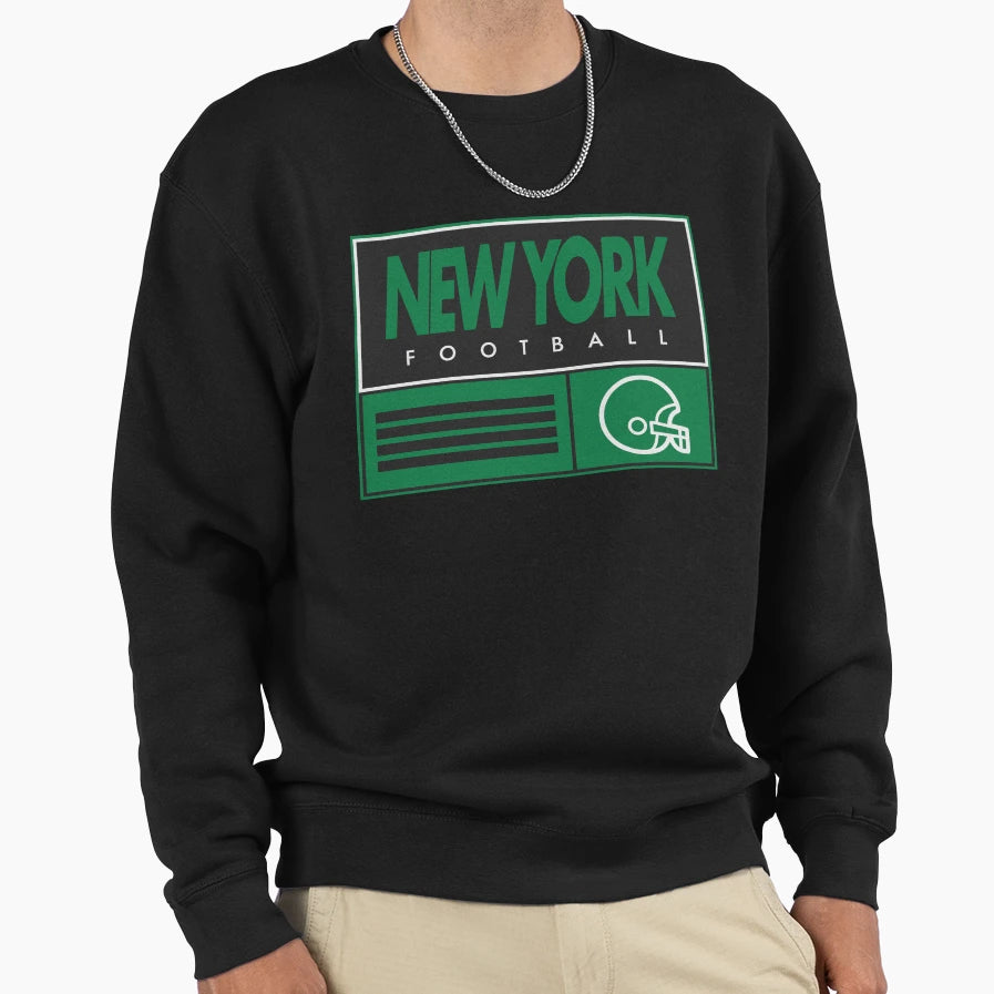 New York Football Sweatshirt - Novelty Apparel for Adults - T-Shirt, Sweatshirt, Hoodie