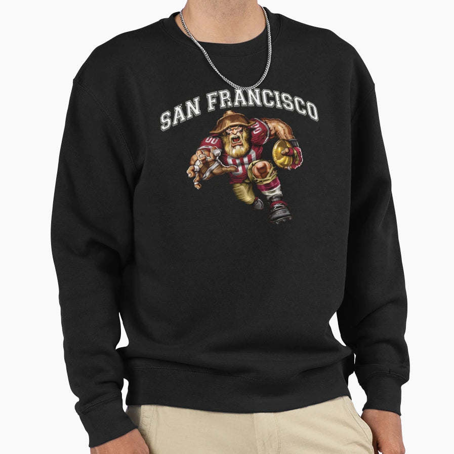 San Francisco Football Detroit Sweatshirt - Fun Novelty Design Men Women - T-Shirt, Sweatshirt, Hoodie