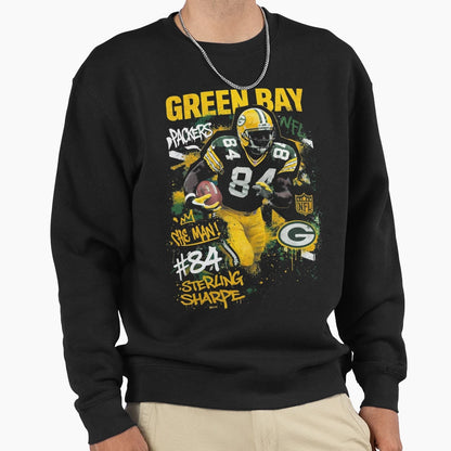 Sterling Sharpe Prime Time Green Sweatshirt - Custom Art Print for Adults - T-Shirt, Sweatshirt, Hoodie