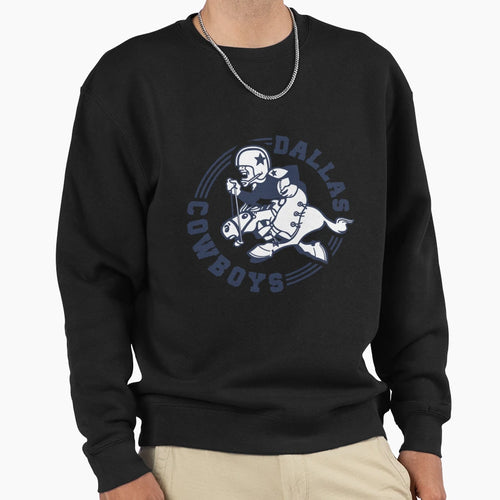 Cowboys D Ll S Logo Sweatshirt - Casual Everyday Wear Men Women - T-Shirt, Sweatshirt, Hoodie