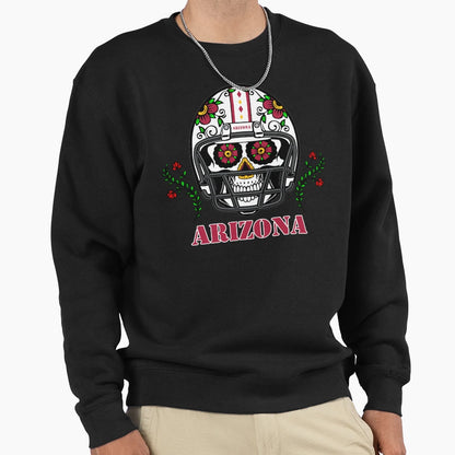 Arizona Football Helmet Sugar Sweatshirt - Casual Everyday Wear Men Women - T-Shirt, Sweatshirt, Hoodie