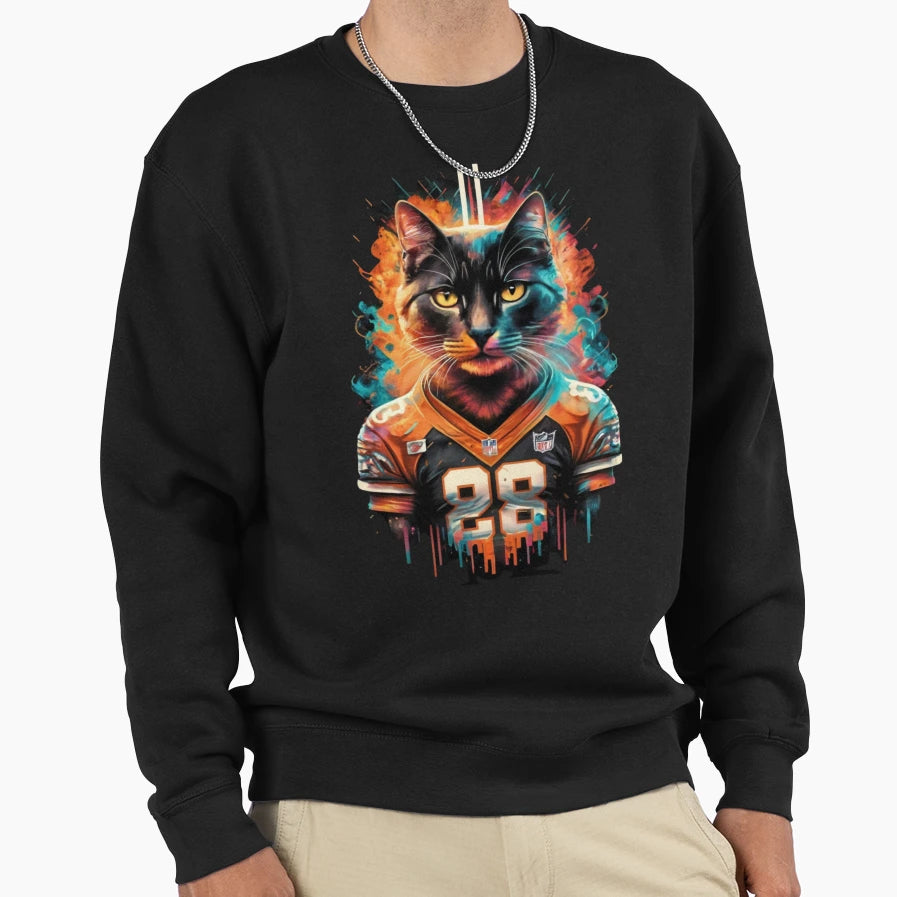 American Football Player Ii Sweatshirt - Minimalist Print for Adults - T-Shirt, Sweatshirt, Hoodie