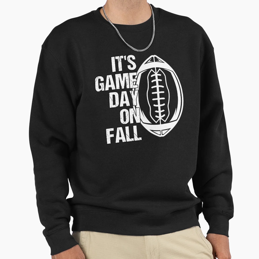 Fall Season Game Day American Football Sweatshirt - Trendy Graphic Unisex - T-Shirt, Sweatshirt, Hoodie