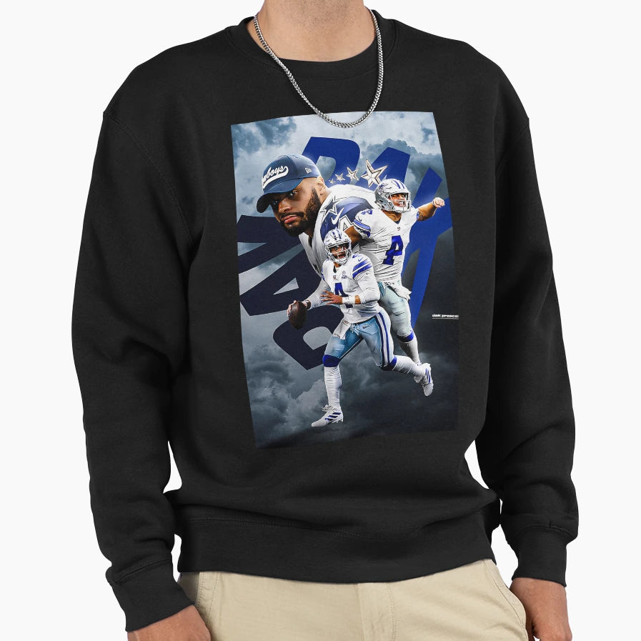 Ceedee Dak Trevon Dak Dak Pads Sweatshirt - Minimalist Print for Adults - T-Shirt, Sweatshirt, Hoodie
