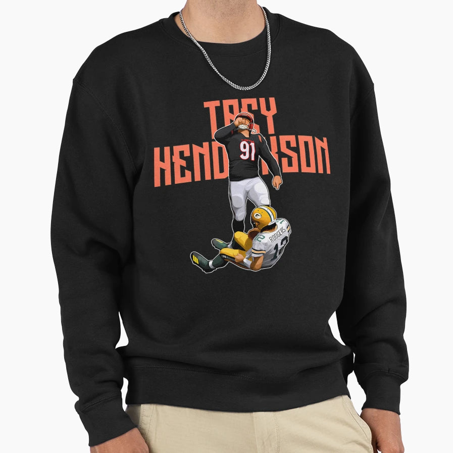 Trey Hendrikson Sack Ar 12 Bold Sweatshirt - Fun Novelty Design Men Women - T-Shirt, Sweatshirt, Hoodie
