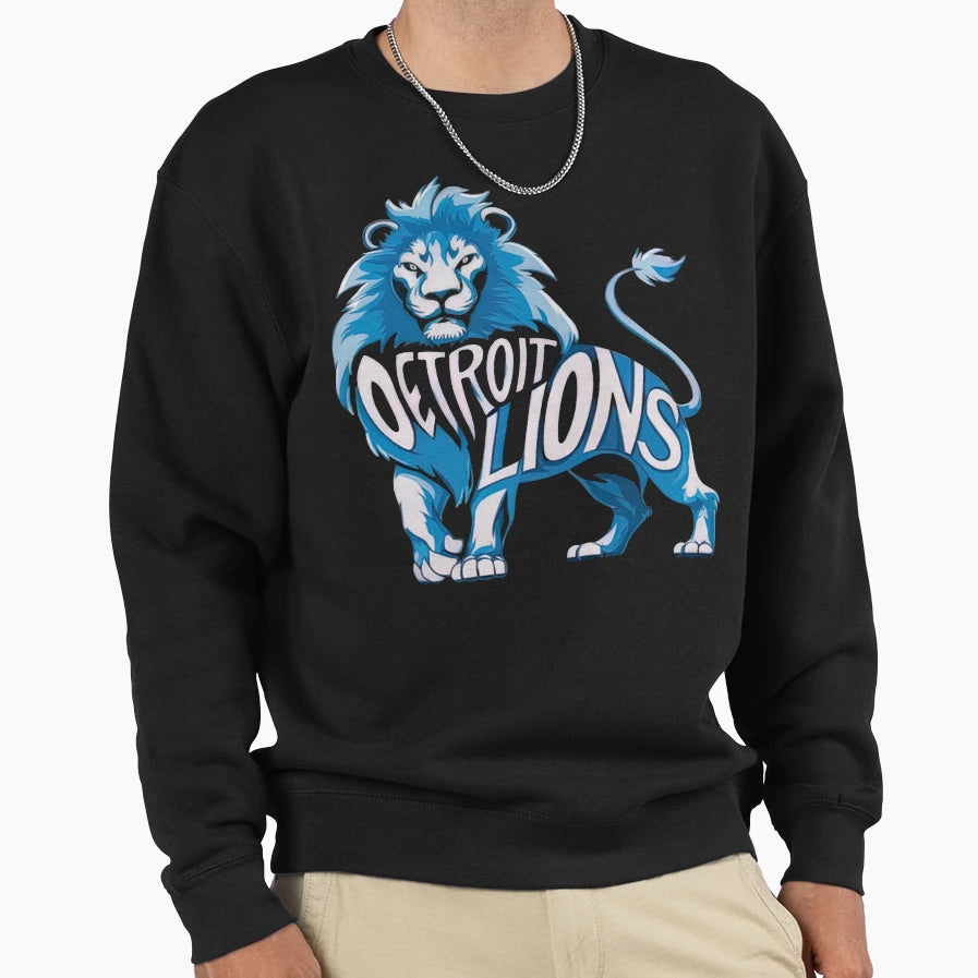 Detroit Lions Sweatshirt - Fun Novelty Design Men Women - T-Shirt, Sweatshirt, Hoodie