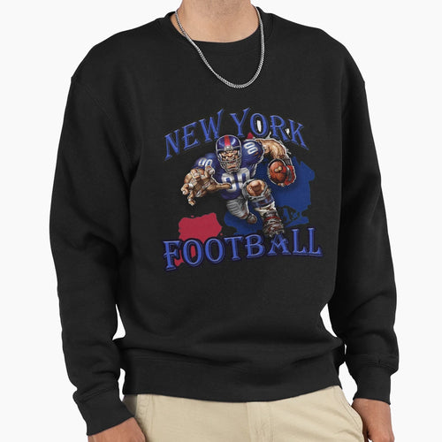 New York Football Sweatshirt - Novelty Apparel for Adults - T-Shirt, Sweatshirt, Hoodie