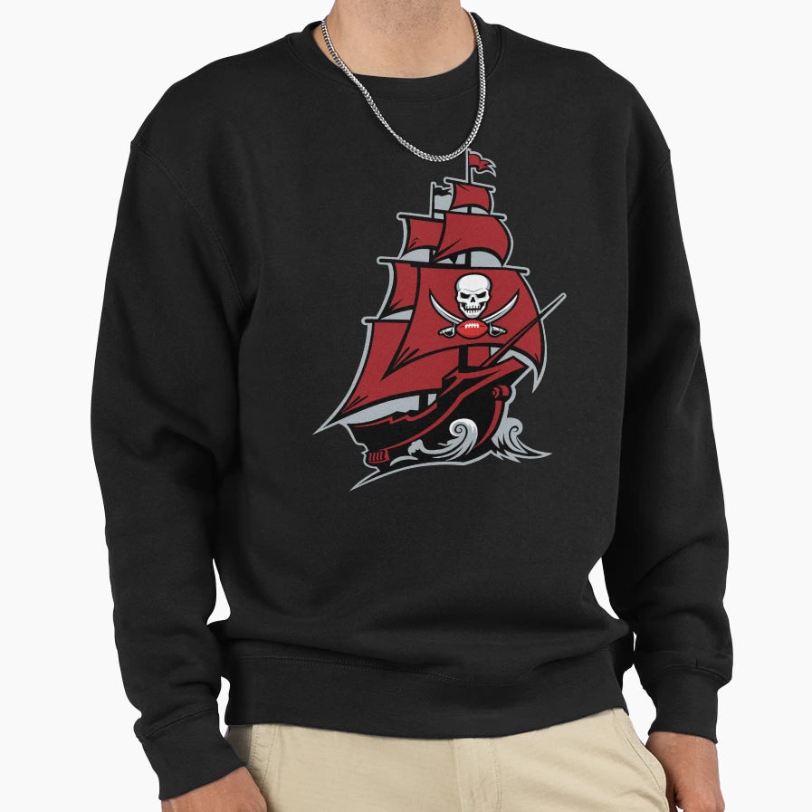 Buccaneers Logo Sweatshirt - Minimalist Print Unisex - T-Shirt, Sweatshirt, Hoodie