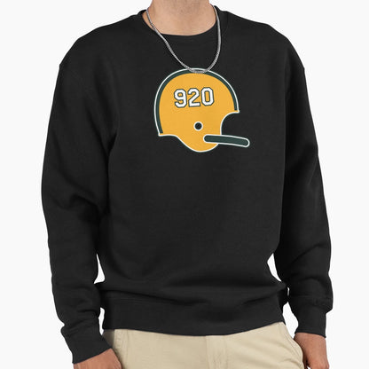 Green Bay Packers 920 Helmet Sweatshirt - Aesthetic Graphic Men Women - T-Shirt, Sweatshirt, Hoodie