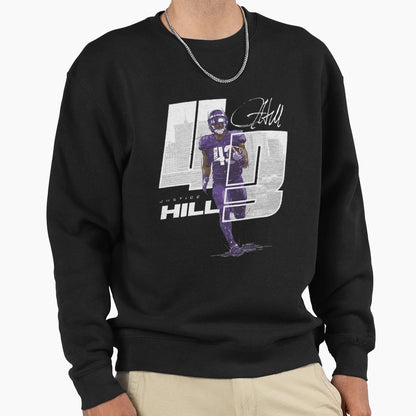 Justice Hill City Number T-Shirt - Custom Art Print Men Women - T-Shirt, Sweatshirt, Hoodie
