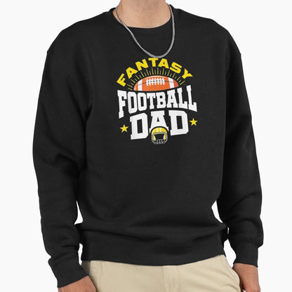 Fantasy Football Dad Sweatshirt - Aesthetic Graphic Men Women - T-Shirt, Sweatshirt, Hoodie