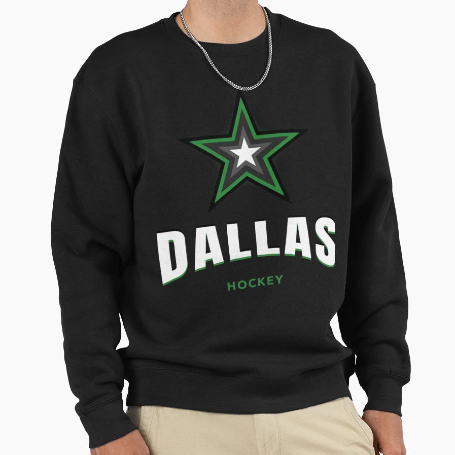 Art Dallas Stars Sweatshirt - Streetwear Style Men Women - T-Shirt, Sweatshirt, Hoodie