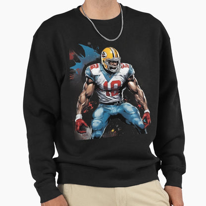 High School American Football Sweatshirt - Custom Art Print Unisex - T-Shirt, Sweatshirt, Hoodie