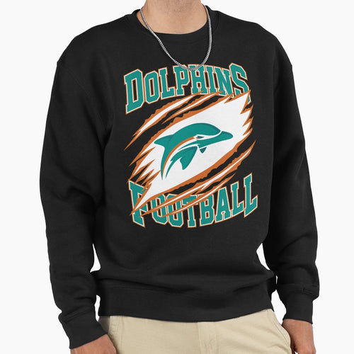 Football Miami Dolphins Sweatshirt - Graphic Print Unisex - T-Shirt, Sweatshirt, Hoodie