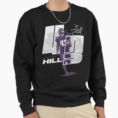 Justice Hill City Number T-Shirt - Novelty Apparel Unisex - T-Shirt, Sweatshirt, Hoodie