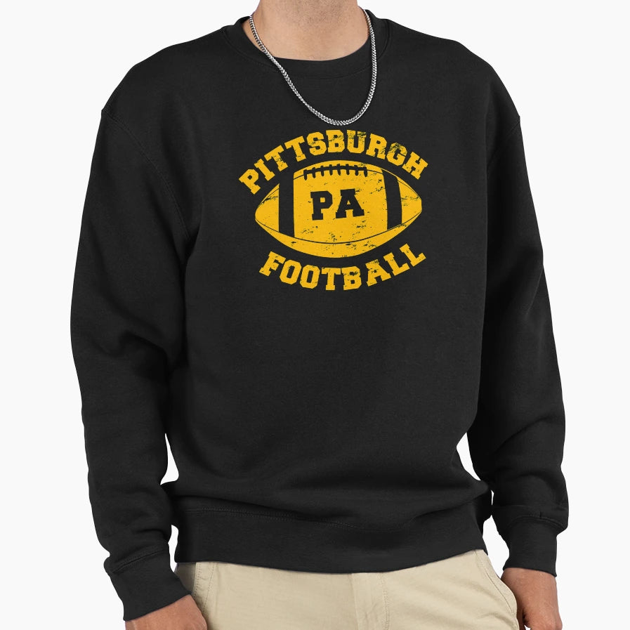 Pittsburgh Football Sweatshirt - Custom Art Print Unisex - T-Shirt, Sweatshirt, Hoodie