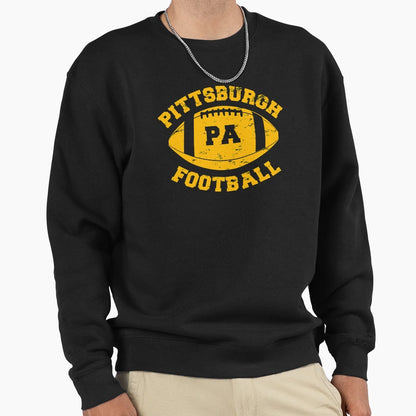 Pittsburgh Football Sweatshirt - Custom Art Print Unisex - T-Shirt, Sweatshirt, Hoodie