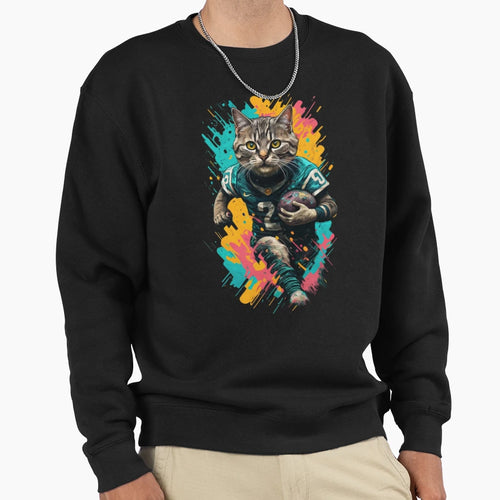 Football Player Sweatshirt - Streetwear Style Unisex - T-Shirt, Sweatshirt, Hoodie