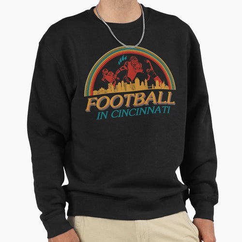 Football Cincinnati Sitcom Sweatshirt - Minimalist Print Unisex - T-Shirt, Sweatshirt, Hoodie
