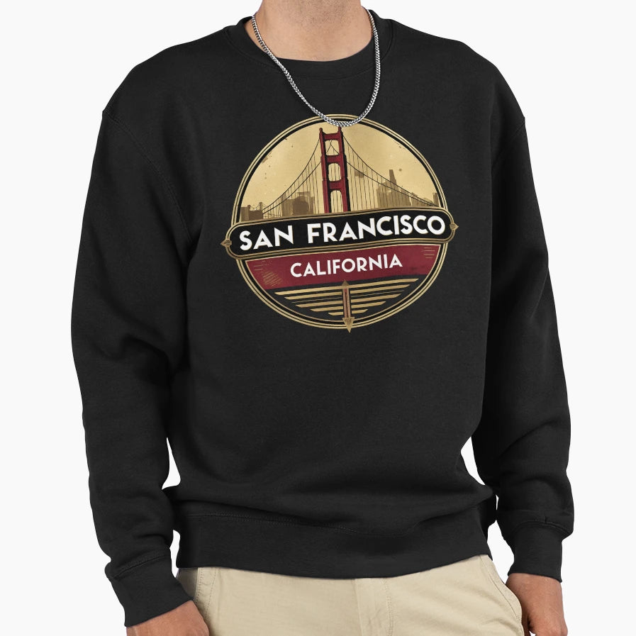 San Francisco California Sweatshirt - Graphic Print Men Women - T-Shirt, Sweatshirt, Hoodie