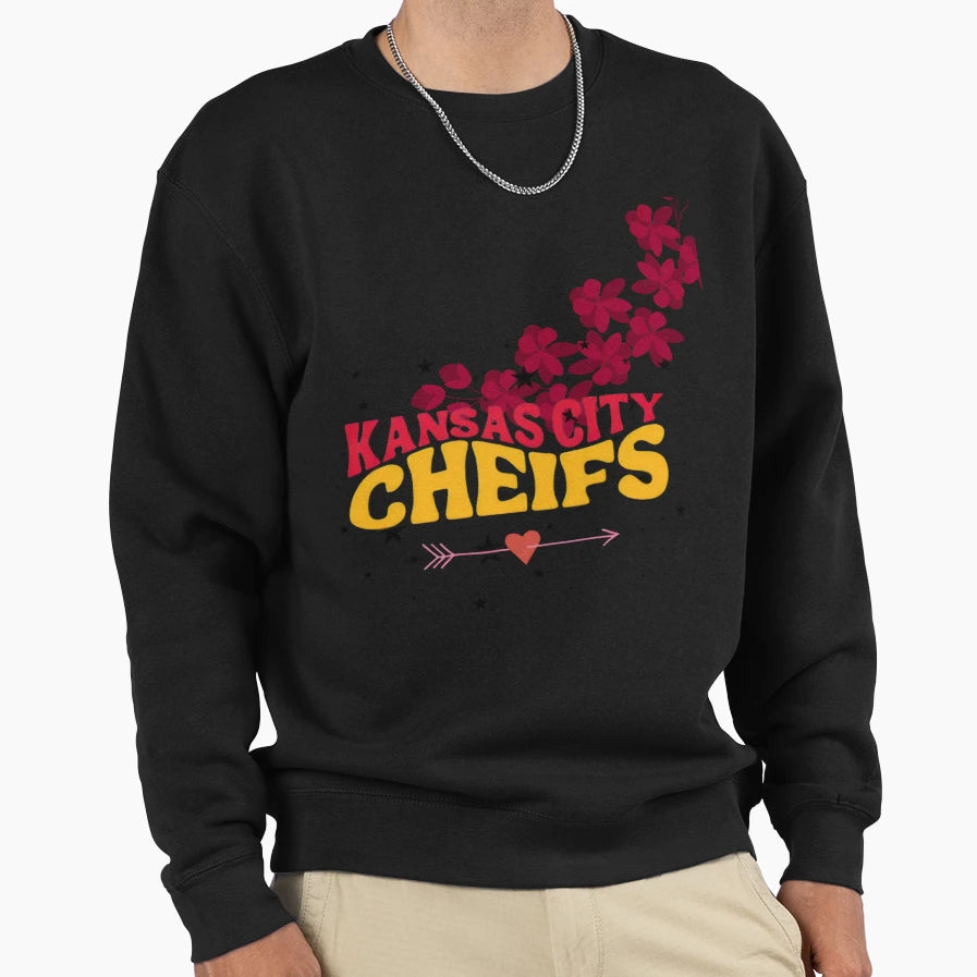 Art Kansas City Chiefs Sweatshirt - Unique Graphic for Adults - T-Shirt, Sweatshirt, Hoodie