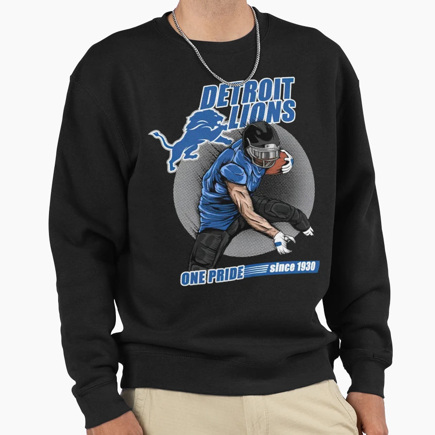 Football Detroit Lions Sweatshirt - Streetwear Style Unisex - T-Shirt, Sweatshirt, Hoodie