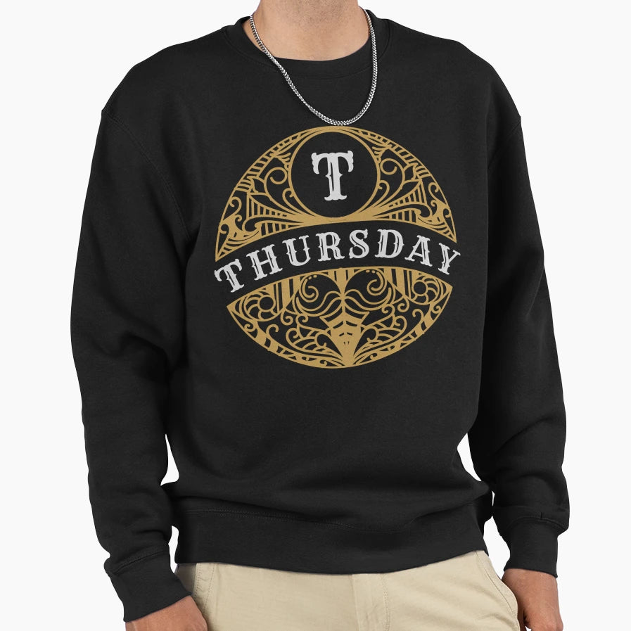 Thursday Band Full Collapse Geoff Sweatshirt - Aesthetic Graphic Unisex - T-Shirt, Sweatshirt, Hoodie