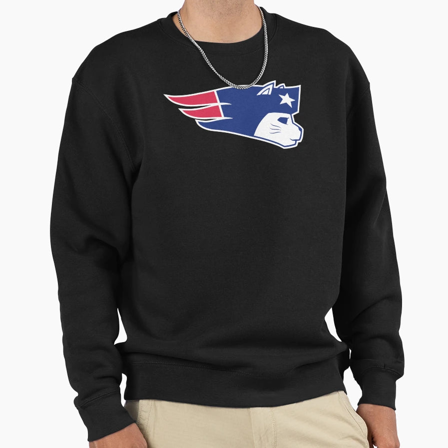 Purrtriots Patriots Funny Cat Lover Sweatshirt - Minimalist Print Men Women - T-Shirt, Sweatshirt, Hoodie