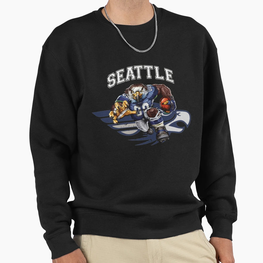 Seattle Football Sweatshirt - Casual Everyday Wear Men Women - T-Shirt, Sweatshirt, Hoodie