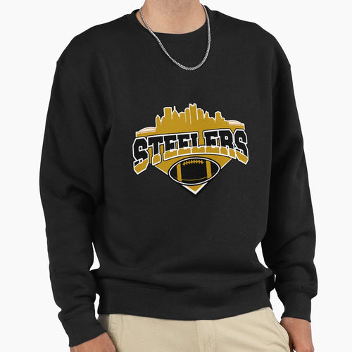 Steelers Football Skyline Football Team Sweatshirt - Trendy Graphic Unisex - T-Shirt, Sweatshirt, Hoodie
