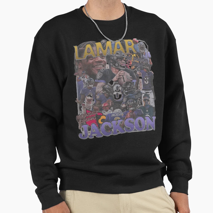 Lamar Sweatshirt - Minimalist Print Men Women - T-Shirt, Sweatshirt, Hoodie