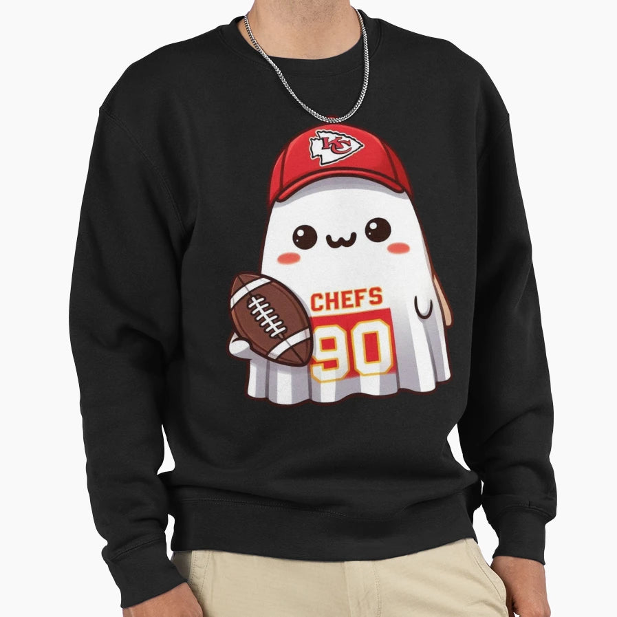 Kc Chief Halloween Ghost Sweatshirt - Streetwear Style Men Women - T-Shirt, Sweatshirt, Hoodie