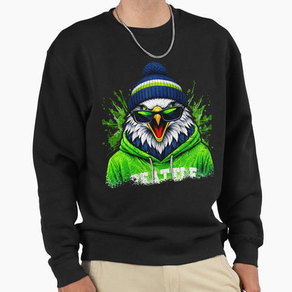 Splash Eagle Sweatshirt - Streetwear Style for Adults - T-Shirt, Sweatshirt, Hoodie